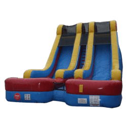 duall 1749760480 18' Dual Lane Water Slide
