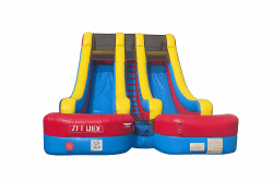 18' Dual Lane Water Slide